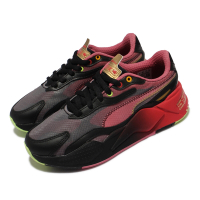 Puma 休閒鞋 RS X3 Sonic Color 2 女鞋 音速小子 厚底 微增高 流行穿搭 黑 紅 374313-01
