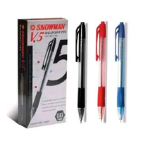 PULPEN SNOWMAN V5 0.7mm (1PCS) MURAH Pulpen Merah