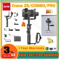 ZHIYUN Crane 2S/COMBO/PRO/KIT Handheld Stabilizer Camera Gimbal for DSLR Sony Canon BMPCC Fujifilm Vertical Shoot Ronin S