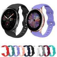 Slim Silicone 20mm 22mm Watchband For Samsung Galaxy Watch 3 41mm 45mm Galaxy Active 2 Strap Galaxy Watch4 Wristband Narrow Band