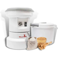 Powerful High Speed Electric Grain Mill Grinder for Healthy Gluten-Free , Wheat Grind and Flour Mill Grinder for Home