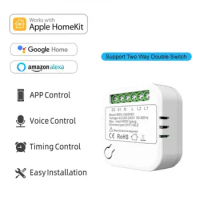 Switch Convenience Voice Control White Smart Switch Modul Smart Homekit Modul Mini Smart Breaker Dual Platform Control