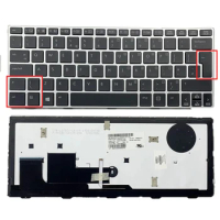 UK Backlit Laptop Keyboard for HP for Elitebook 810 G1 810 G2 810 G3 UK Layout