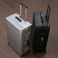 登機箱20吋新款萬向輪拉桿箱 22吋復古旅行箱24吋鋁框箱26吋行李箱