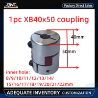 1pc XB40*50 CouplE Motor Jaw Shaft Coupler D40L50 Claw-type Flexible Coupling Inner hole 8-22mm for CNC Stepper Servo Motor