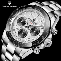 Pagani Design ต้นฉบับ 40MM นาฬิกาผู้ชาย Japan  VK67 ควอตซ์ นาฬิกา ความหรูหรา โครโนกราฟ นาฬิกาข้อมือผ