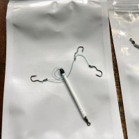 rangkaian lumut 3 Kail Pancing Otomatis Flip Hook Anti Mocel No. 0 Lebar 3.5 mm isi 1 rangkaian kail