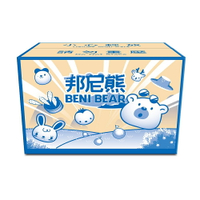 BeniBear邦尼熊繽紛四色盒裝面紙60抽70盒/箱
