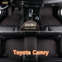 適用Toyota Camry腳踏墊 4代 5代 6代 7代 8代包覆式皮革腳墊 XV20 30 40 50 70