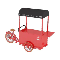 Nordic style steel art floats stall car market mobile truck trolley shopping mall outdoor stall car.