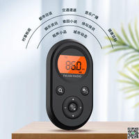 新款迷你收音機可充電便攜式口袋微型FM/AM調頻老人帶背光收音機