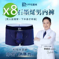 【PP石墨烯】石墨烯速效循環男內褲8件組