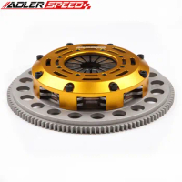 ADLERSPEED RACING TWIN DISC CLUTCH KIT +FLYWHEEL For TOYOTA CELICA ALL TRAC MR2 TURBO 3SGTE