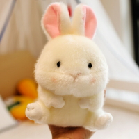 可愛小白兔子毛絨玩具兔兔公仔掛件女孩抱睡覺小號布娃娃網紅玩偶