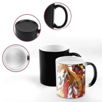 N-Neon G-Genesis E-Evangelion Anime One Piece Coffee Mugs And Mug Creative Color Change Tea Cup Ceramic Milk Cups Novelty Gifts