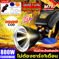 【COD】 M77 ไฟฉายคาดหัวLED ไฟฉายฉายคาดศีรษะไฟเครื่องบิน ความสว่างสูง D196 ไฟฉายฉายคาดศีรษะไฟเครื่องบิน