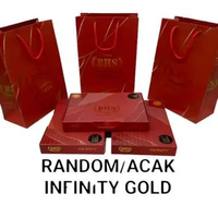 ZS - Sarung BHS INFINITY BATIK dan KEMBANG Gold !!! ORIGINAL!!! BISA COD. Random batik gold