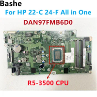 DAN97FMB6D0 For HP 22-C 24-F AIO Motherboard With AMD R5-3500 CPU DDR4 L39043-602 100% test work