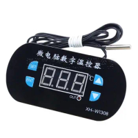 30pcs WH-W1308 thermostat, digital temperature controller switch cooling/heating control, adjustable digital