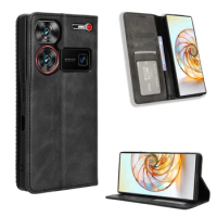 Wallet PU Leather For ZTE Nubia Z60 Ultra Case Magnetic Flip Book Stand Card Protection Cover