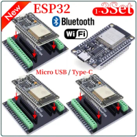 1-3Set ESP32 WROOM-32 CH340C Development Board TYPE-C Micro USB WiFi+Bluetooth Ultra-Low Power Consumption SPI Wireless Module