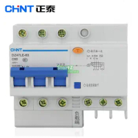 CHNT DZ47LE 3P 10A 16A 20A 25A 32A 40A 50A 60A Residual current Circuit breaker RCBO