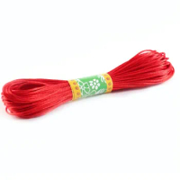 1 Roll 20M 1.5mm Nylon Chinese Knot String for Macrame Necklace Bracelet Braided Cord Tassels Beaded Thread Silk Wire
