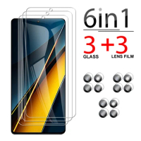 6in1 Anti-Scratch Lens Screen Protector For Xiaomi Poco X6 Pro tempered glass pocophone X6pro X 6pro 6.67 inch protective glass