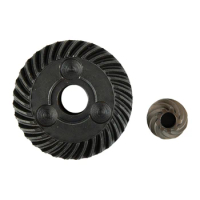 Angle Grinder Gear Spiral Bevel Gear Set For GWS6-100 Angle Grinder Assembly Straight Helical Tooth Steel Power Tool Accessories