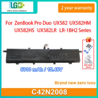UGB New C42N2008 Laptop Battery For Asus ZenBook Pro Duo UX582 LR-1BH2 LRXS74T UX582HM UX582HS UX582LR 15.48V 92Wh