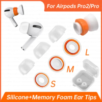 For Apple AirPods Pro 2 1 Eartips Silicone Memory Foam Ear Tips Replacement Earphone Accessories Earpads Plug For Air Pods Pro