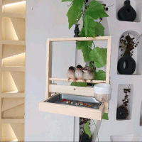 Sangkar Layang Burung Mini Baki Aesthetic Polos