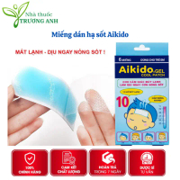 Miếng Dán Hạ Sốt Aikido - Giảm Sốt, Đau Răng, Nóng Trong Người (Hộp 6 miếng)