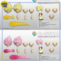In Stock DL CUSTOM SH Figuarts SHF Sanctions of Justice Goku Headsculpt Anime Action Figures Toys Models Collection Hobbies