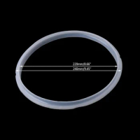 2Pcs 5-6L Silicone Rubber Gasket Sealing Ring For Electric Pressure Cooker Parts 22cm