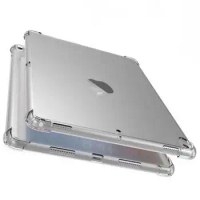 50pcs/lot Clear Drop Resistance Silicon Cover for iPad 2 3 4 9.7 2017 2018 Air 1 2 Pro 9.7 11 10.5 12.9 mini 2 3 4 5 10.2 Case