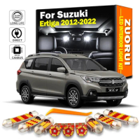 Car Bulb LED Interior Map Dome Plate Light Kit Canbus For Suzuki Ertiga 2012-2015 2016 2017 2018 2019 2020 2021 2022 Accessories