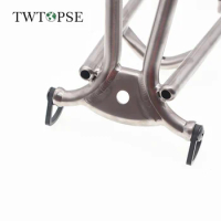TWTOPSE T800 Carbon Bicycle Stand Kickstand For Brompton Folding Bike Cycling Stop Piece Replace Easywheel EZwheels Parking Part