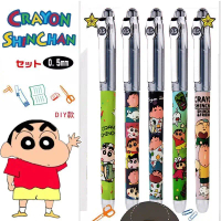 ปากกาเจลรุ่นใหม่ PILOT p500 Crayon Shin-chan รุ่นลิมิเต็ดอิดิชั่น DIY รุ่น BL-P50 สำหรับนักเรียนสอบ 