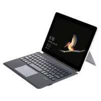 Ultra-Slim Lightweight Rechargeable Wireless Bluetooth Keyboard With Trackpad For Microsoft Surface Go/Go 2 10 Tablet Type Cover