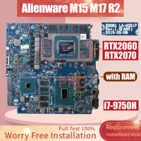 For Dell Alienware M15 M17 R2 Laptop Motherboard LA-H351P 009PM5 0PY87P i7-9750H Notebook Mainboard RTX2060/RTX2070