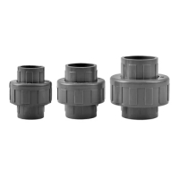 1Pcs I.D20/25/32mm PVC Union Connector Socket Joint Coupling Aquarium Garden Irrigation Hydroponic System Water Pipe Fittings