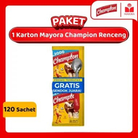 1 Karton Minuman Cokelat Mayora Champion Renceng