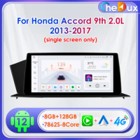 10.33" Chedux 2Din Android Auto Car Radio for Honda Accord 9 2.0L 2013 - 2017 Multimedia Navi GPS 4G CarPlay RDS DSP SWC UI7862