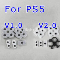 80sets Silicone Conductive Rubber for PlayStation 5 PS5 V1 V2 Controller Adhesive Button Pad Keypad Accessories