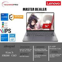 Lenovo IdeaPad Slim 3i 14IRH10 BXID C0ID || Intel Core i7-13620H UHD 16GB Soldered DDR5-4800 512GB S