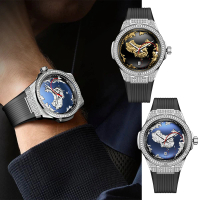 【BEXEI】9180 守護者系列 男款 鑲鑽 全自動機械錶 手錶 腕錶