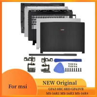 NEW Laptop For MSI GF63 8RC 8RD GF63VR MS-16R1 16R3 16R4 Laptop LCD Back Cover/Front bezel/Hinges Cover/Palmrest/Bottom Case