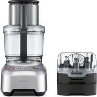 Breville Sous Chef 16 Cup Peel &amp; Dice Food Processor, Brushed Aluminum, BFP820BAL,Silver