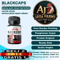 RAPTORS BLACKCAPS 30 Capsul Doping Ayam Laga Aduan Pisau Laga Menambah Massa Otot Ayam Massa Pembent